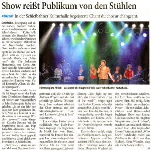 Westdeutsche Zeitung vom 19.01.2009