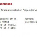 Tätigkeit im CV NRW